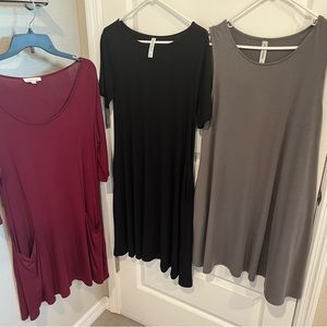 Shirt Dresses with Pockets